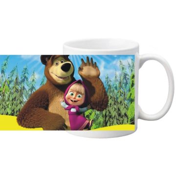   Керамична фото чаша "Маша и мечока"-1