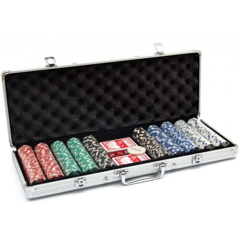 Комплект за покер с 500 чипа
