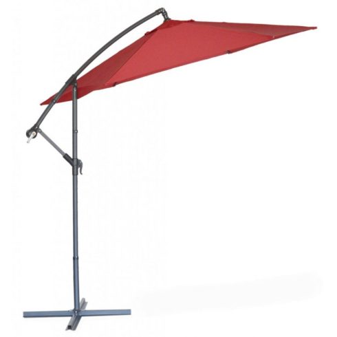 Голям градински чадър - червен