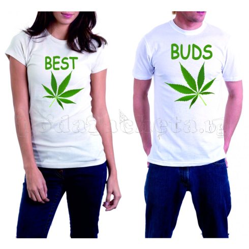 Бели тениски за двама - Best Bude Marijuana