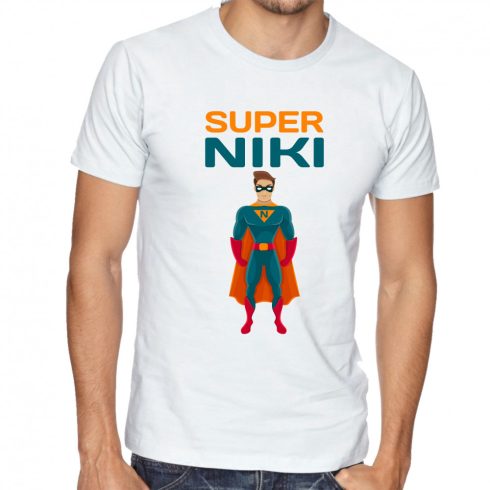 Бяла тениска - Супер Ники