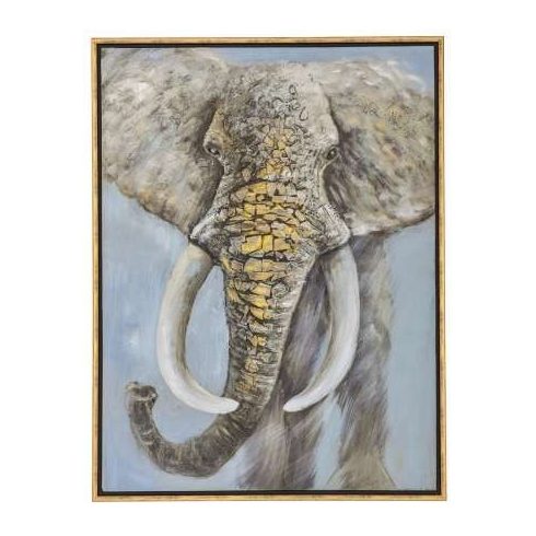 Картина - Слон, маслени бои