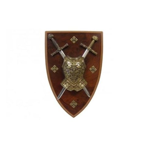 Стенен герб - броня и 2 меча