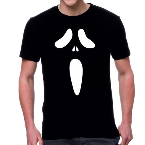 Черна мъжка тениска - Scream