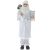 Дядо Коледа с бял кадифен костюм - 1.10см.