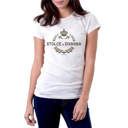Бяла тениска - Stolce & Divanna