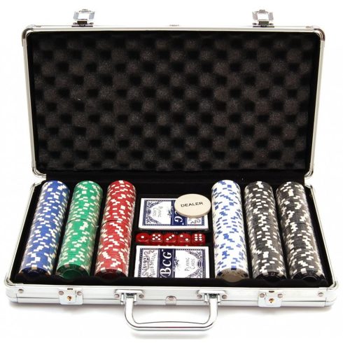 Комплект за покер с 300 чипа
