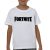Бяла детска тениска - Fortnite