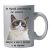 Бяла керамична чаша - Grumpy Cat 48