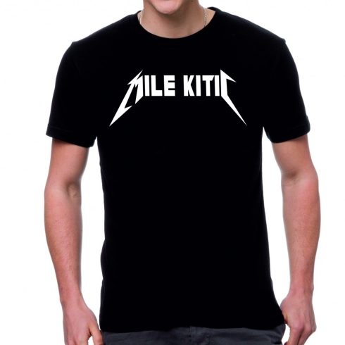 Черна мъжка тениска - Mile Kitic (Metallica)