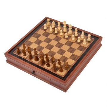 Луксозен дървен шах - 42х42см