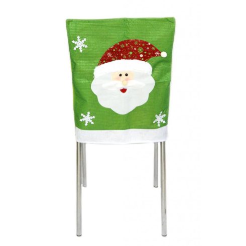 Коледен калъф за стол - зелен
