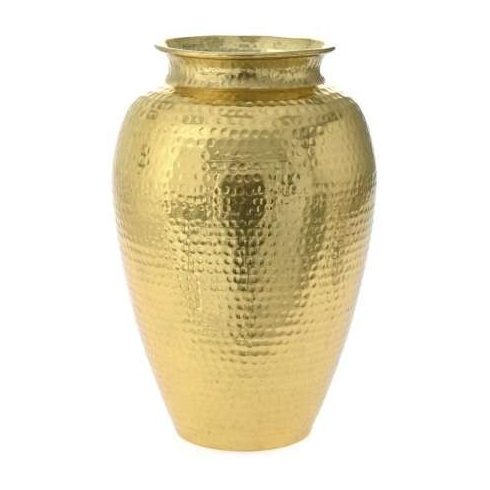 Алуминиева позлатена ваза