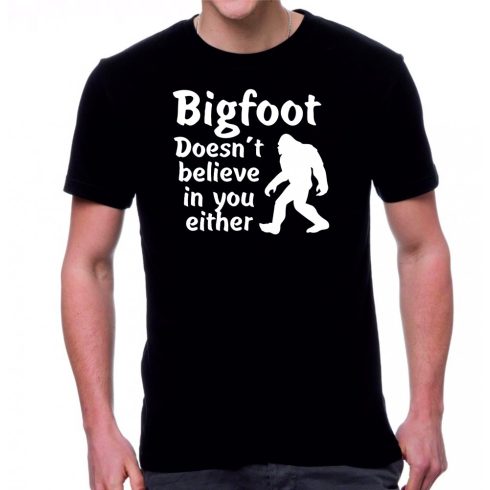 Черна мъжка тениска - Bigfoot