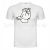 Бяла мъжка тениска - Стикер котка 2