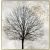 Картина - Зимно дърво, маслени бои