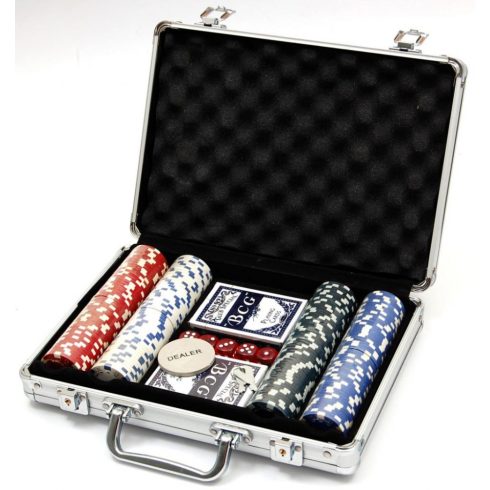 Комплект за покер с 200 чипа