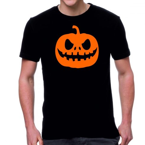 Черна мъжка тениска - Halloween