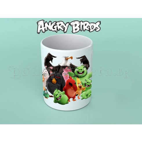 Забавна керамична чаша - Angry Birds 3