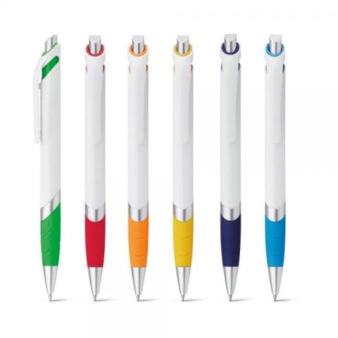 Химикалка MOLLA - с цветен нехлъзгащ се клипс