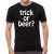 Черна мъжка тениска - Trick or beer?