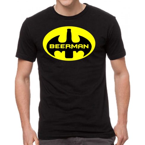 Черна мъжка тениска - Beerman